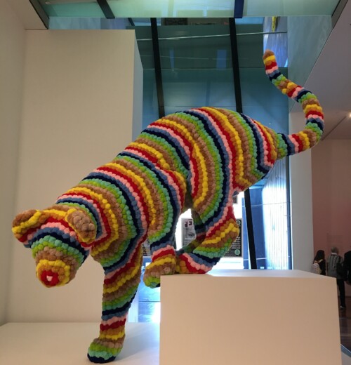 'Mountain Climber' by Troy Emery, a student favourite at the Melbourne Now exhibit at NGV