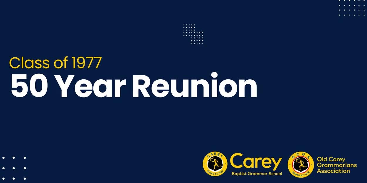 Class of 1977 – 50 Year Reunion
