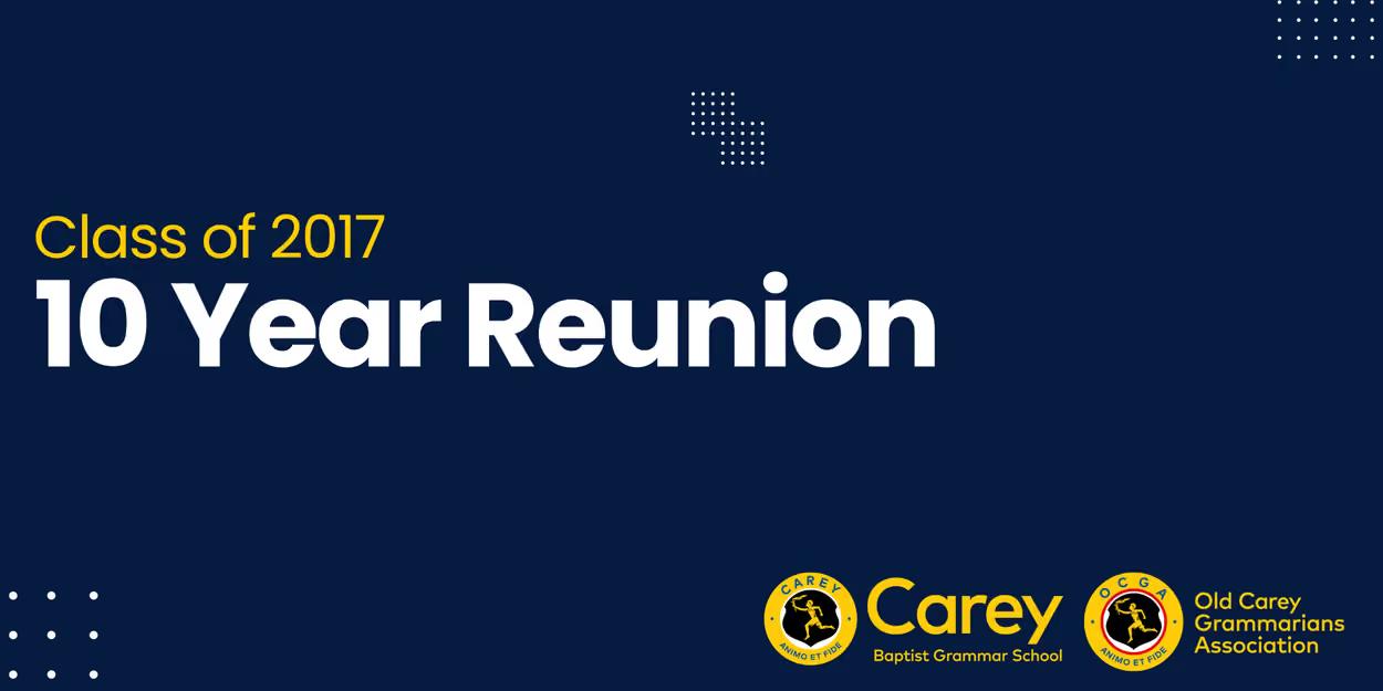 Class of 2017 – 10 Year Reunion