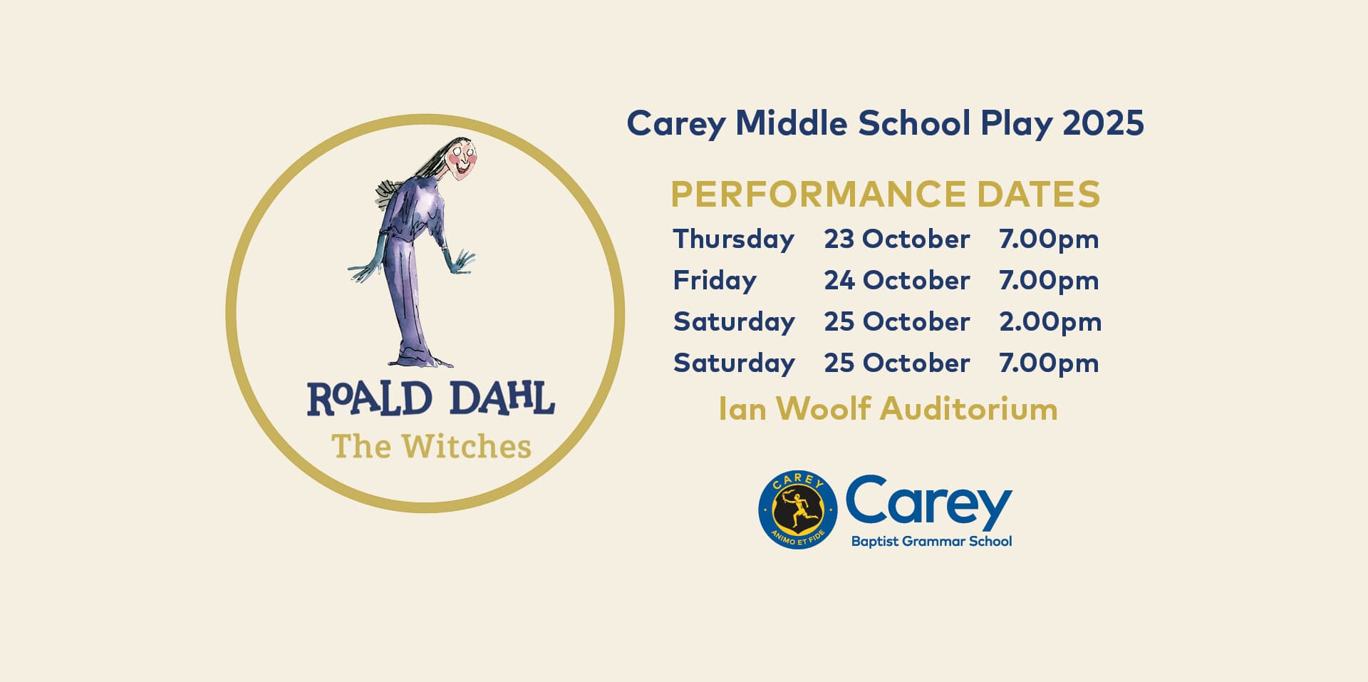 The Witches – Middle School Play 2025