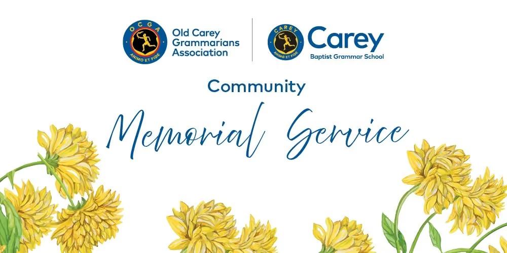 Carey Community Memorial Service 2026
