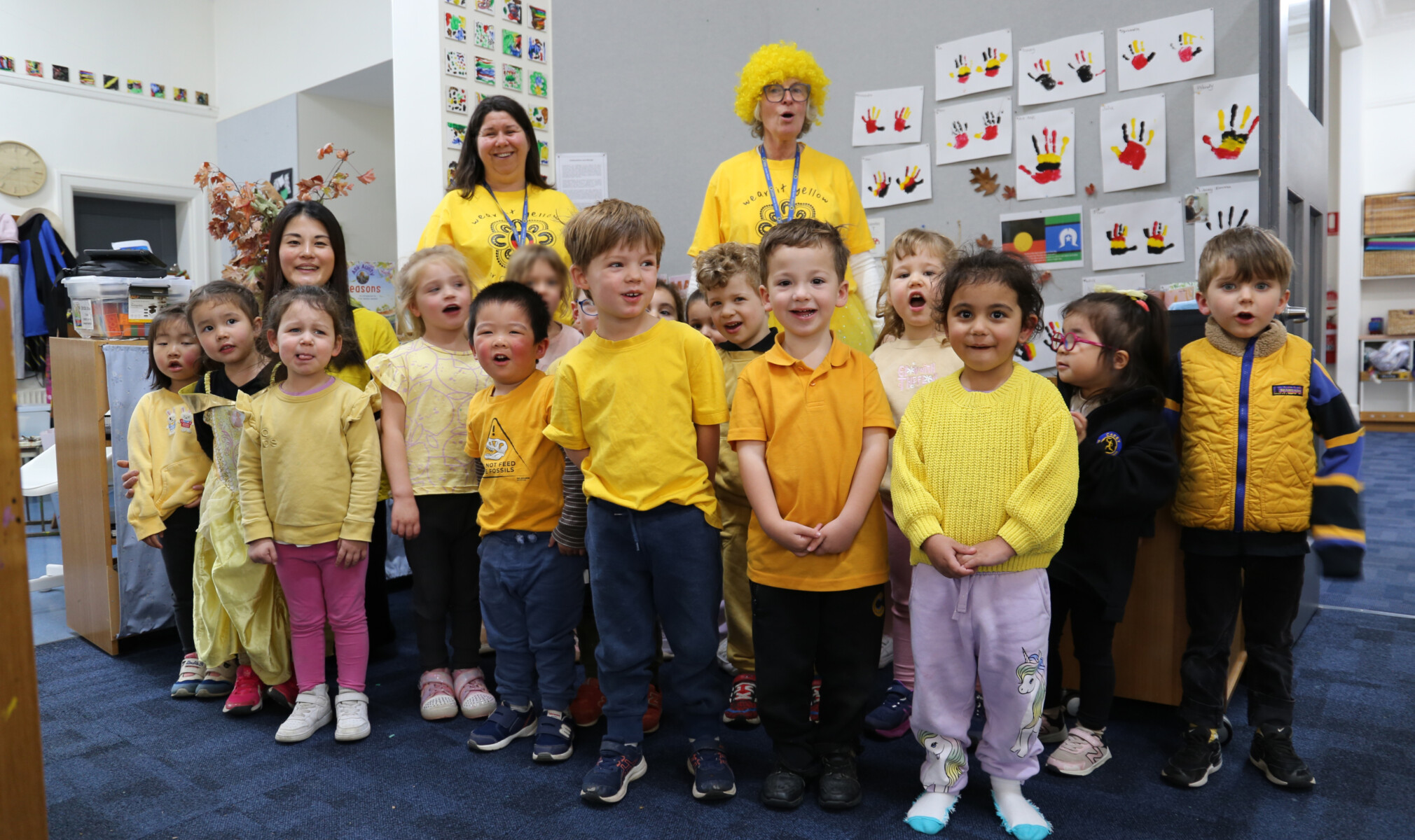 Wear it Yellow Day in the ELC – Kew campus