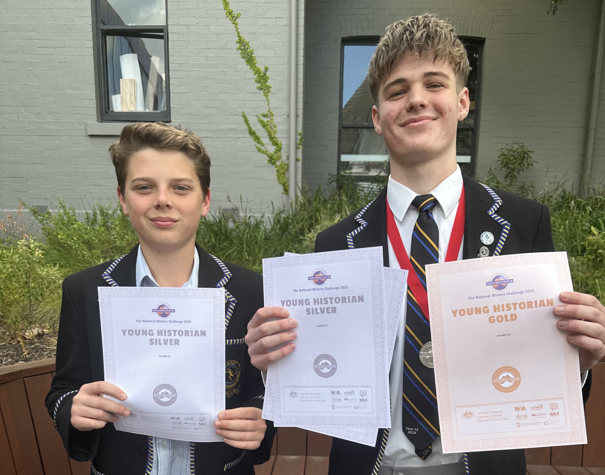 Carey students excel in the National History Challenge