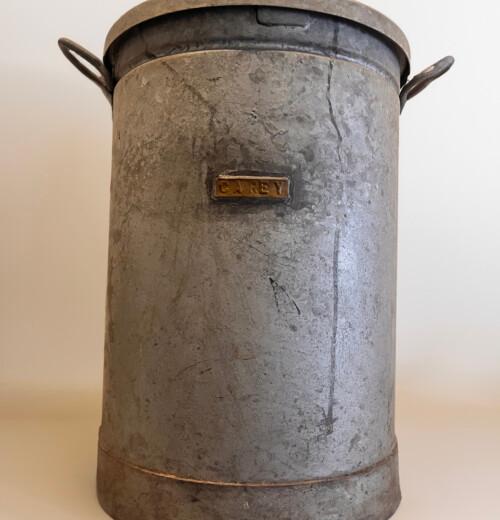 A flour bin from the Carey Boarding House, which closed in 1951