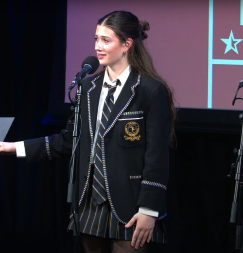Second place prize winner, Juliet (Year 10)