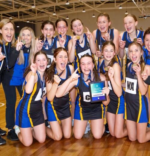 Junior Netball State Champions