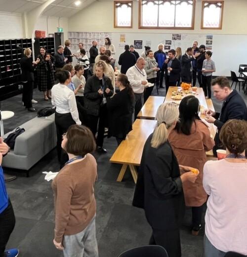 Staff morning tea – thank you all for your hard work!