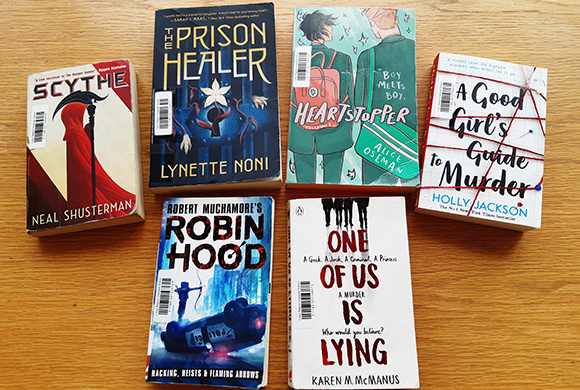 What has been hot in the library with students this year?