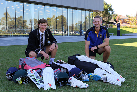 Giving a second innings: Carey comes together to donate cricket gear