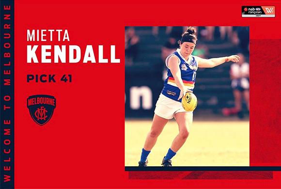 Mia Kendall: Sports Captain, activist, leadership award finalist and AFLW draft pick