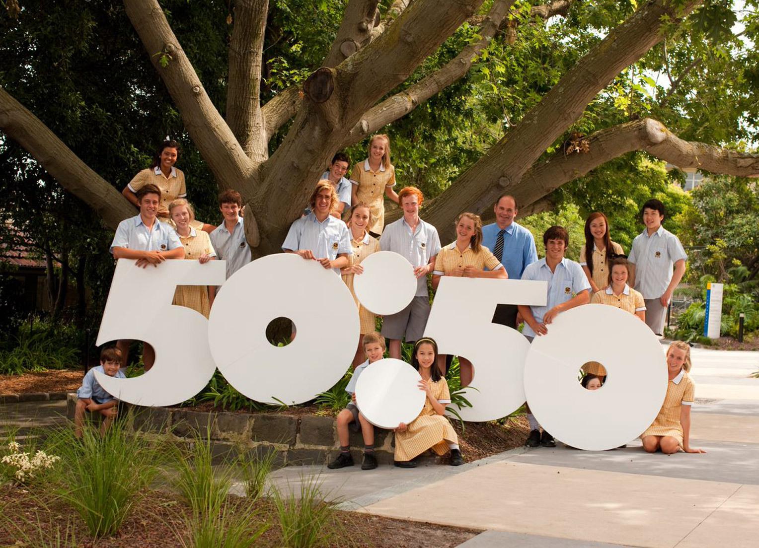 Enrolments reach 50% girls