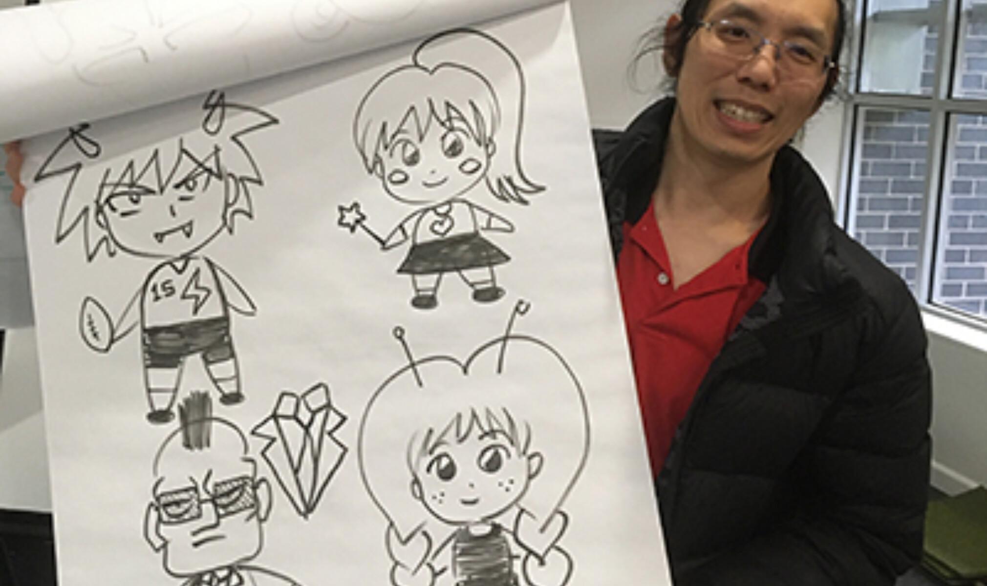 Manga artist Kenny Chan