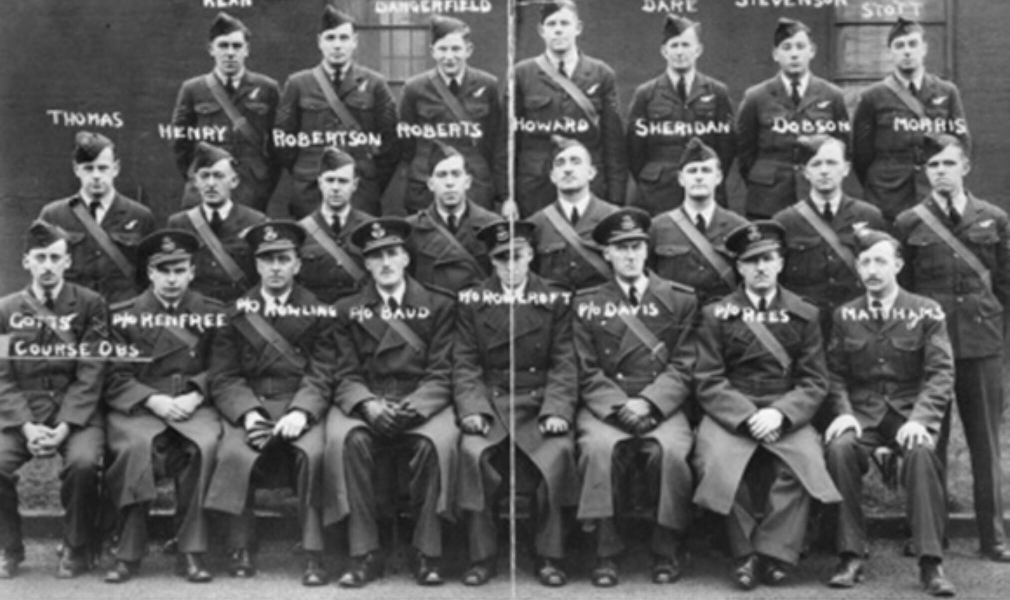 Paddy with the No. 50 Squadron of the Royal Air Force in 1942.